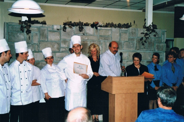 Graduación en el CFP escuela culinaria en Jonquiere, Quebec 2006