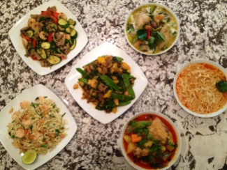 thai dishes - platos tailandeses