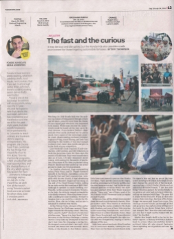 The Grid 18 de julio 2013 artículo publicado sobre Brian Johnston y vía cocina food train